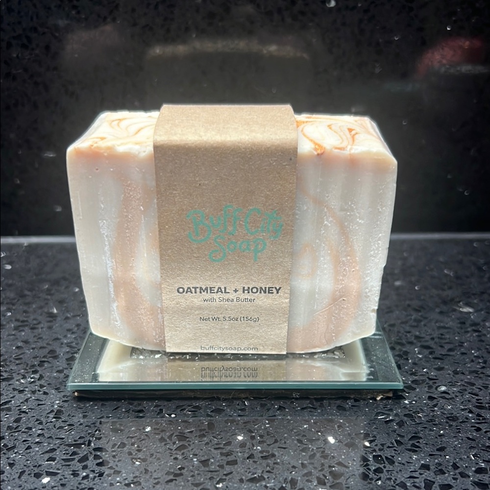 Oatmeal + Honey Bar Soap - Cream and Tan